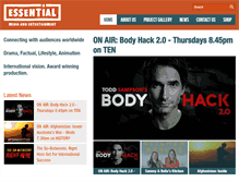 Tablet Screenshot of essential-media.com